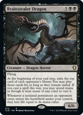 Brainstealer Dragon - Battle for Baldur's Gate Commander Spoiler