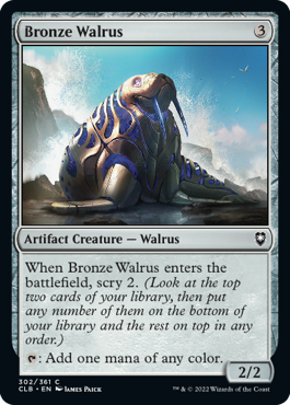 Bronze Walrus - Battle for Baldur's Gate Spoiler