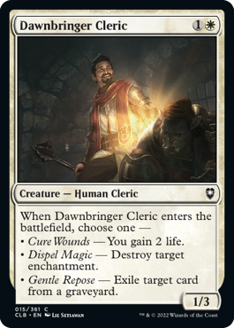 Dawnbringer Cleric - Battle for Baldur's Gate Spoiler