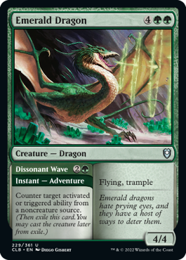 Emerald Dragon - Battle for Baldur's Gate Spoiler