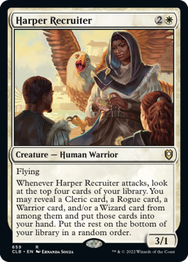 Harper Recruiter - Battle for Baldur's Gate Commander Spoiler