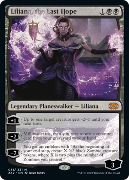 Liliana, the Last Hope - Double Masters 2022 Spoiler