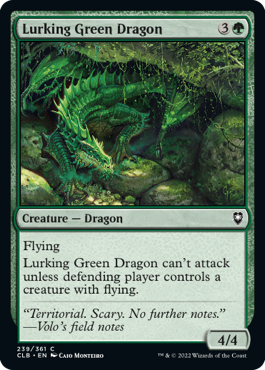 Lurking Green Dragon - Battle for Baldur's Gate Spoiler
