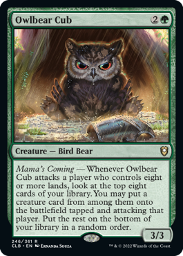 Owlbear Cub - Battle for Baldur's Gate Spoiler
