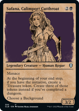 Safana, Calimport Cutthroat (Variant) - Battle for Baldur's Gate Spoiler