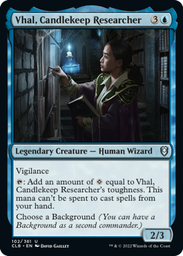 Vhal, Candlekeep Researcher - Battle for Baldur's Gate Spoiler