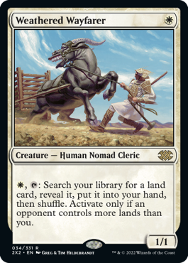 Weathered Wayfarer - Double Masters 2022 Spoiler