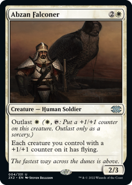 Abzan Falconer - Double Masters 2022 Spoiler