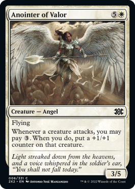 Anointer of Valor - Double Masters 2022 Spoiler