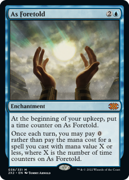 As Foretold - Double Masters 2022 Spoiler