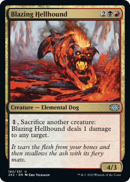 Blazing Hellhound - Double Masters 2022 Spoiler