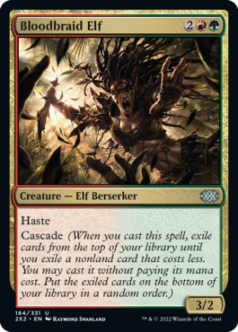 Bloodbraid Elf - Double Masters 2022 Spoiler