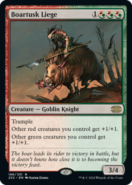 Boartusk Liege - Double Masters 2022 Spoiler