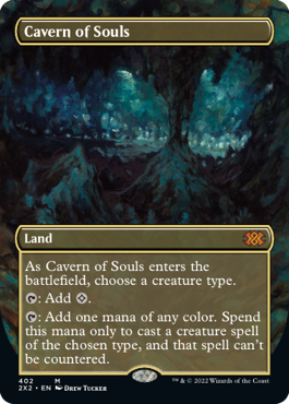 Cavern of Souls (Variant) - Double Masters 2022 Spoiler