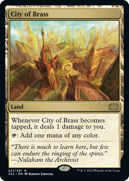 City of Brass - Double Masters 2022 Spoiler