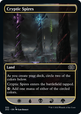 Cryptic Spires - Double Masters 2022 Spoiler