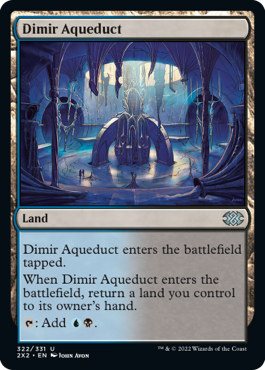 Dimir Aqueduct - Double Masters 2022 Spoiler