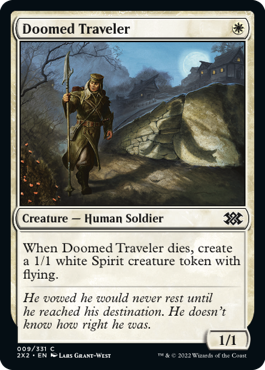 Doomed Traveler - Double Masters 2022 Spoiler