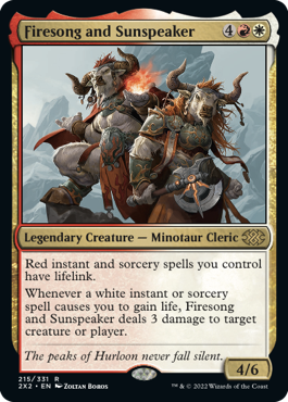 Firesong and Sunspeaker - Double Masters 2022 Spoiler