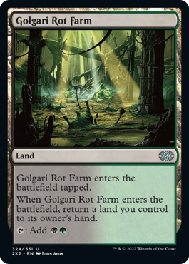 Golgari Rot Farm - Double Masters 2022 Spoiler