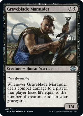 Graveblade Marauder - Double Masters 2022 Spoiler