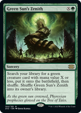 Green Sun’s Zenith - Double Masters 2022 Spoiler