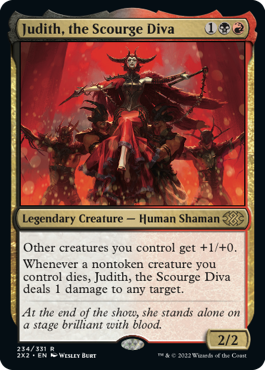 Judith, the Scourge Diva - Double Masters 2022 Spoiler