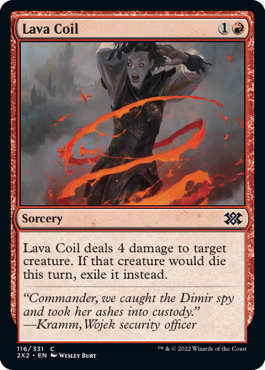 Lava Coil - Double Masters 2022 Spoiler