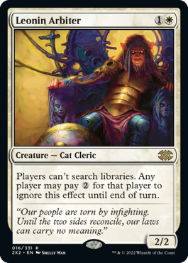 Leonin Arbiter - Double Masters 2022 Spoiler