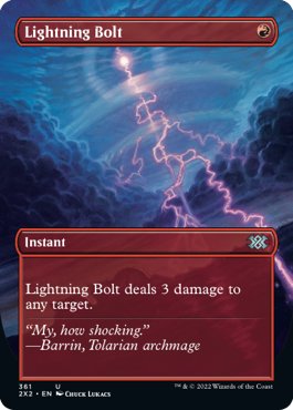 Lightning Bolt (Variant) - Double Masters 2022 Spoiler