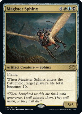 Magister Sphinx - Double Masters 2022 Spoiler