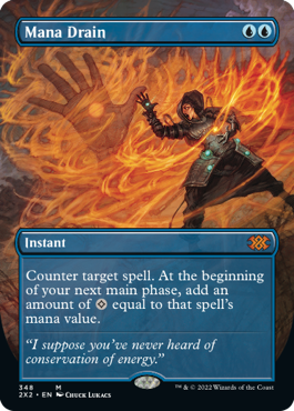 Mana Drain (Variant) - Double Masters 2022 Spoiler