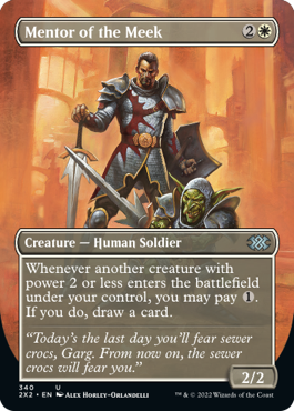 Mentor of the Meek (Variant) - Double Masters 2022 Spoiler