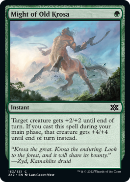 Might of Old Krosa - Double Masters 2022 Spoiler