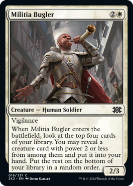 Militia Bugler - Double Masters 2022 Spoiler