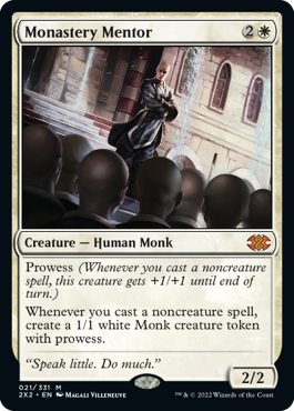 Monastery Mentor - Double Masters 2022 Spoiler