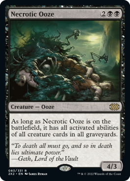Necrotic Ooze - Double Masters 2022 Spoiler