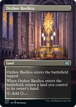 Orzhov Basilica (Variant) - Double Masters 2022 Spoiler