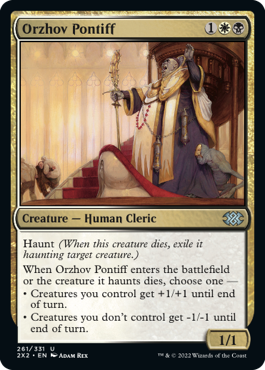 Orzhov Pontiff - Double Masters 2022 Spoiler