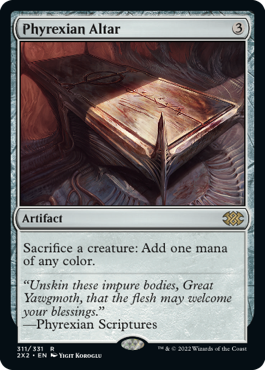 Phyrexian Altar - Double Masters 2022 Spoiler