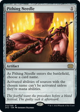 Pithing Needle - Double Masters 2022 Spoiler