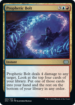 Prophetic Bolt - Double Masters 2022 Spoiler