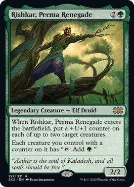 Rishkar, Peema Renegade - Double Masters 2022 Spoiler