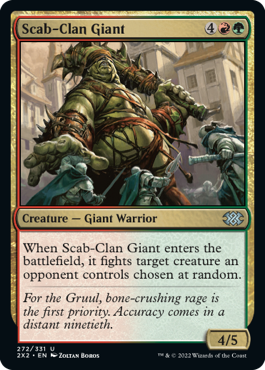 Scab-Clan Giant - Double Masters 2022 Spoiler