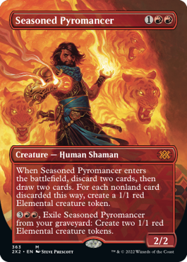 Seasoned Pyromancer (Variant) - Double Masters 2022 Spoiler