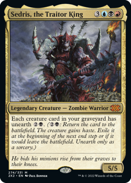 Sedris, the Traitor King - Double Masters 2022 Spoiler