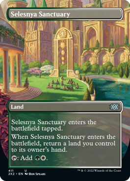 Selesnya Sanctuary (Variant) - Double Masters 2022 Spoiler