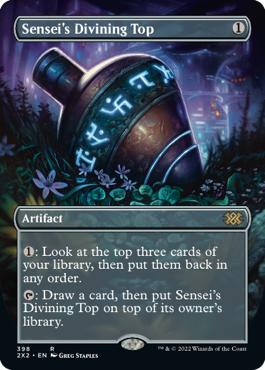 Sensei's Divining Top (Variant) - Double Masters 2022 Spoiler