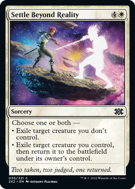 Settle Beyond Reality - Double Masters 2022 Spoiler