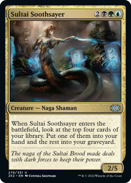 Sultai Soothsayer - Double Masters 2022 Spoiler